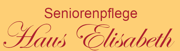 Logo, Schriftzug Seniorenpflege Haus Elisabeth